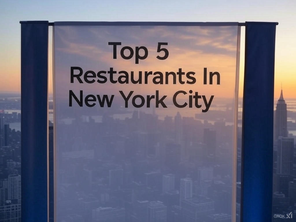 Top 5 Restaurants in New York City