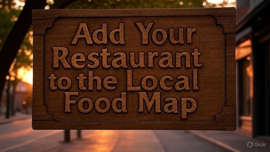 Add Your Restaurant to the Local Food Map