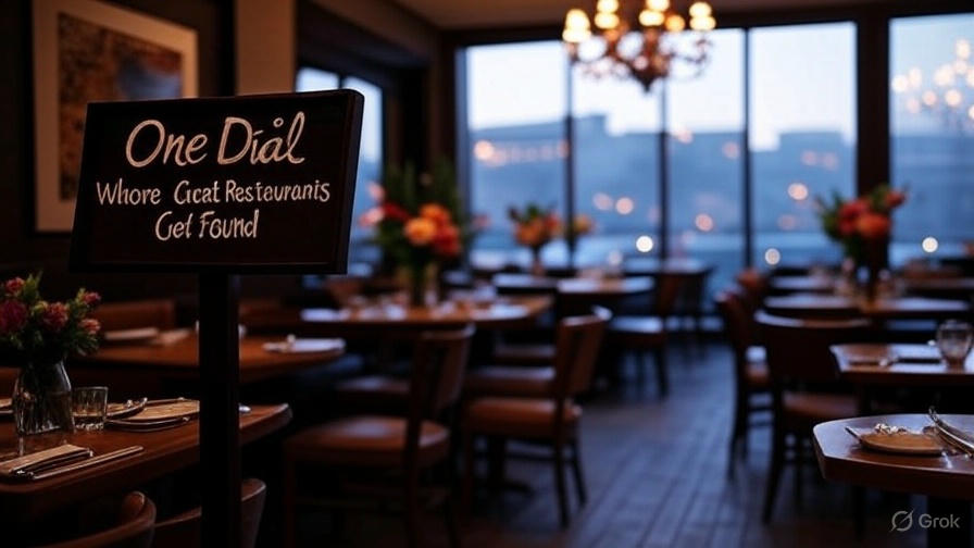 One Dial – Where Great Restaurants Get Found