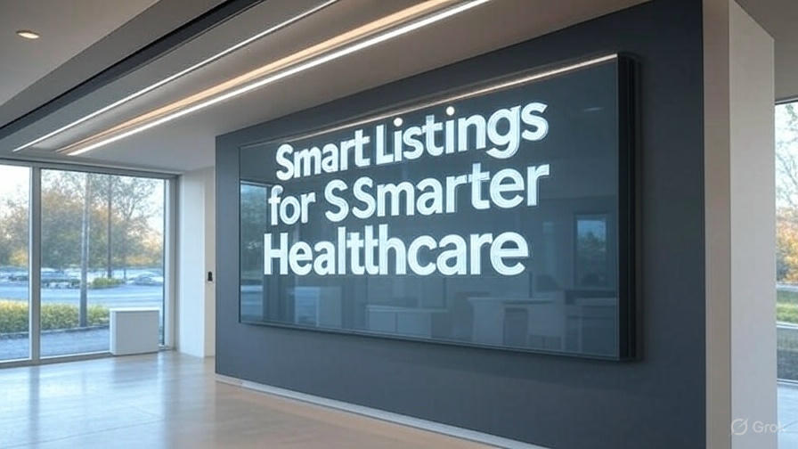 Smart Listings for Smarter Healthcare