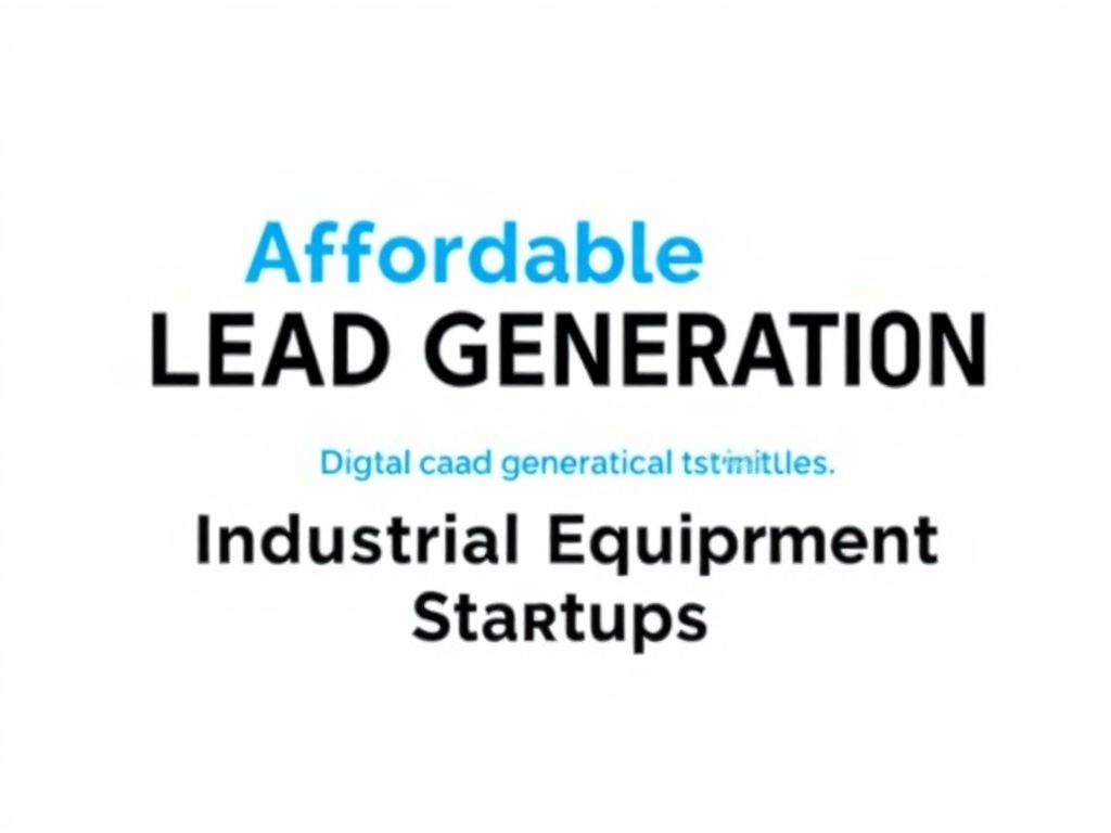 Affordable Lead Generation Techniques for Industrial Equipment Startups