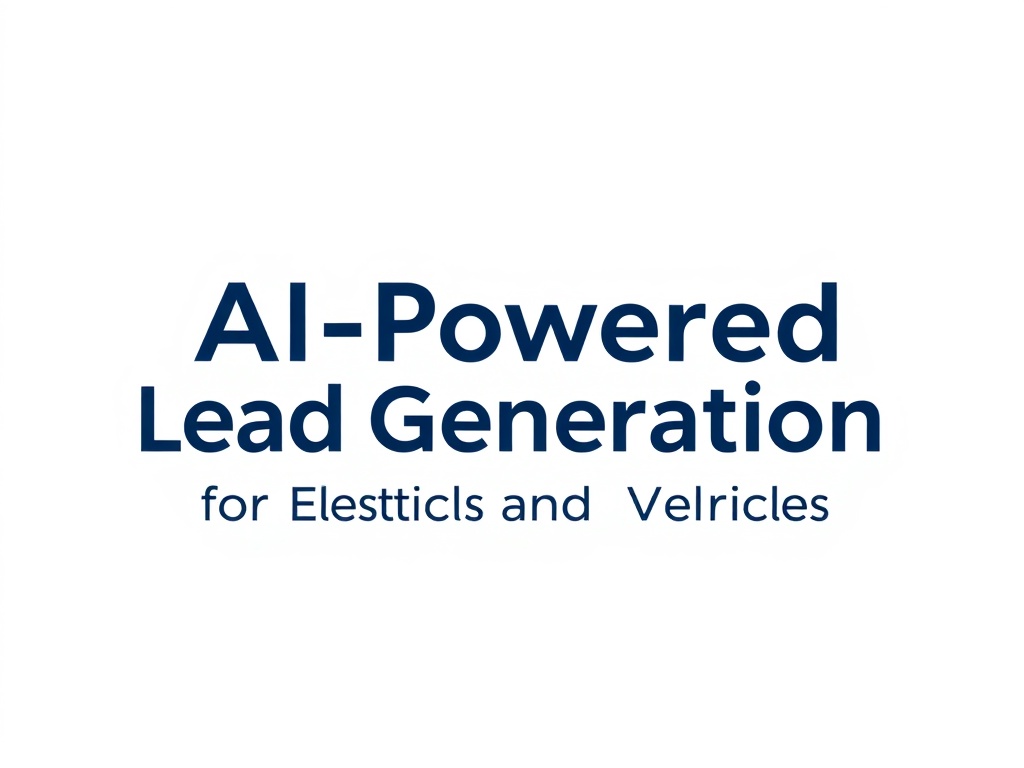 AI-Powered Lead Generation for Electric and Hybrid Vehicles