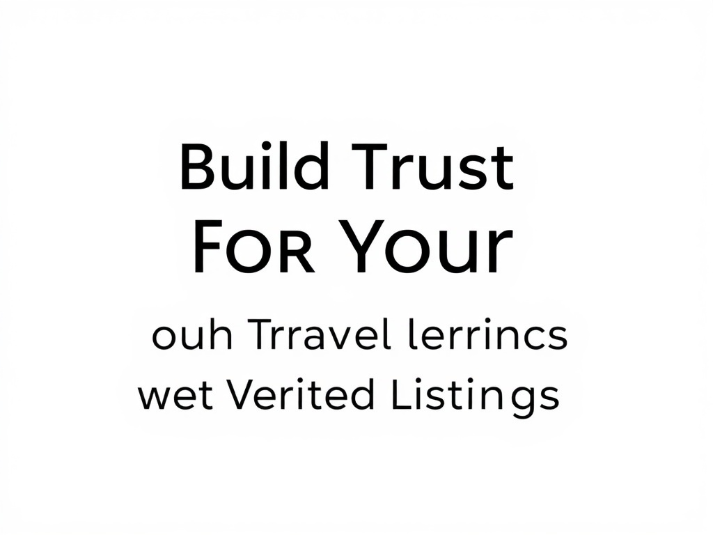 Build Trust for Your Travel Brand with Verified Listings