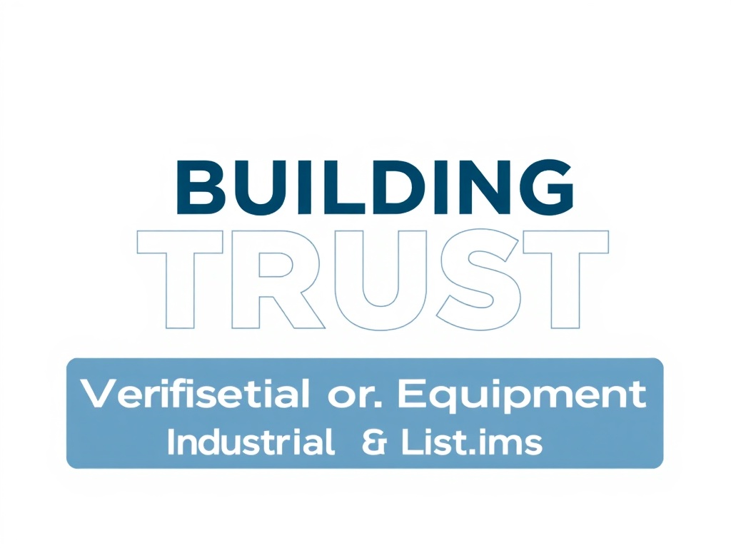 Building Trust with Verified Industrial Equipment Listings