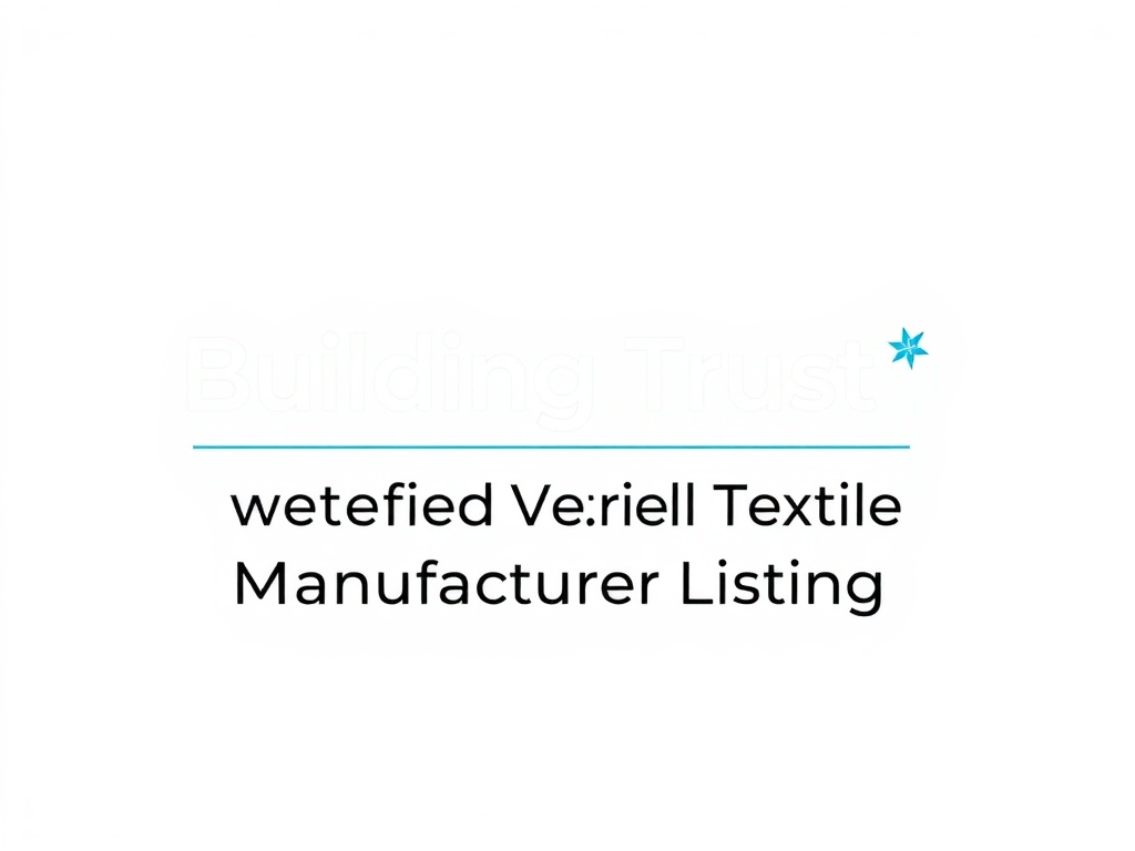 Building Trust with Verified Textile Manufacturer Listings