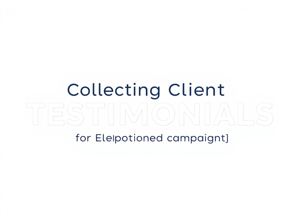Collecting Client Testimonials for Electronics Marketing Campaigns
