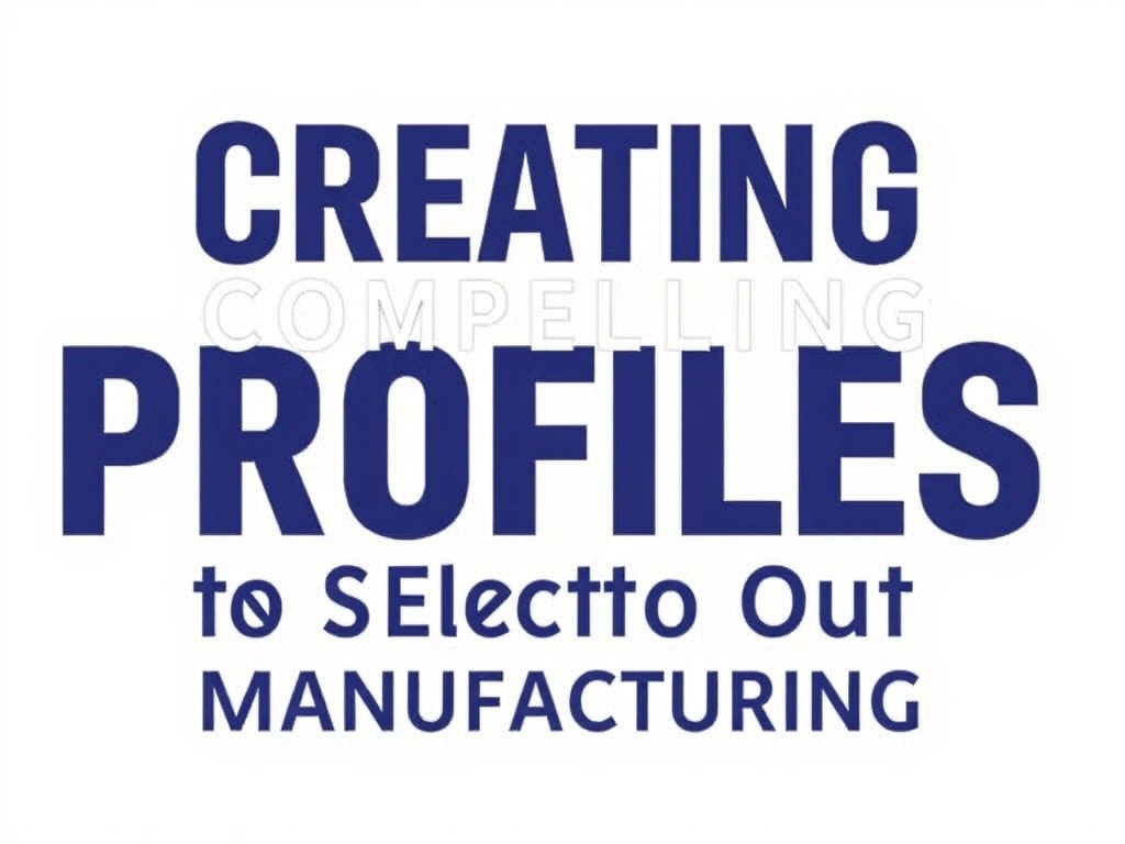 Creating Compelling Profiles to Stand Out in Electronics Manufacturing