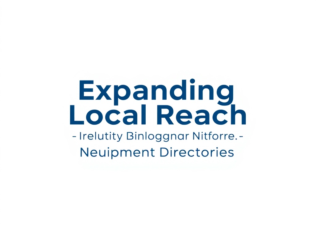 Expanding Local Reach Through Niche Equipment Directories