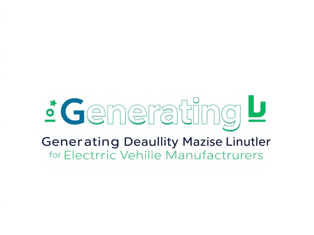 Generating High-Quality Leads for Electric Vehicle Manufacturers