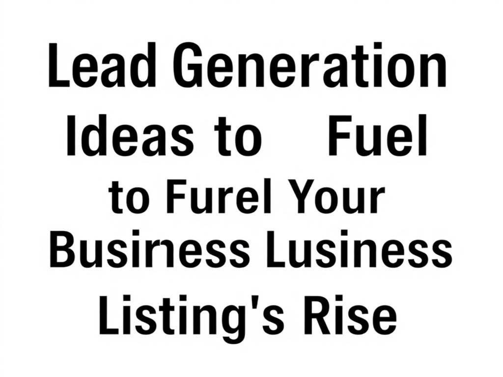 Lead Generation Ideas to Fuel Your Business Listing’s Rise