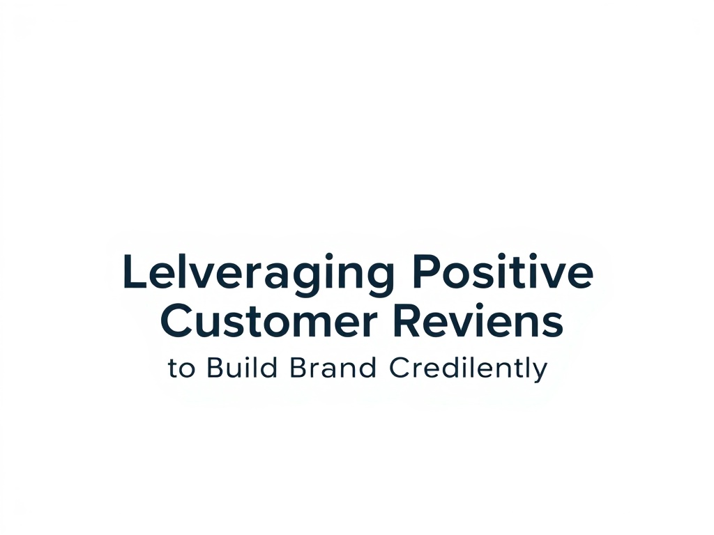 Leveraging Positive Customer Reviews to Build Brand Credibility