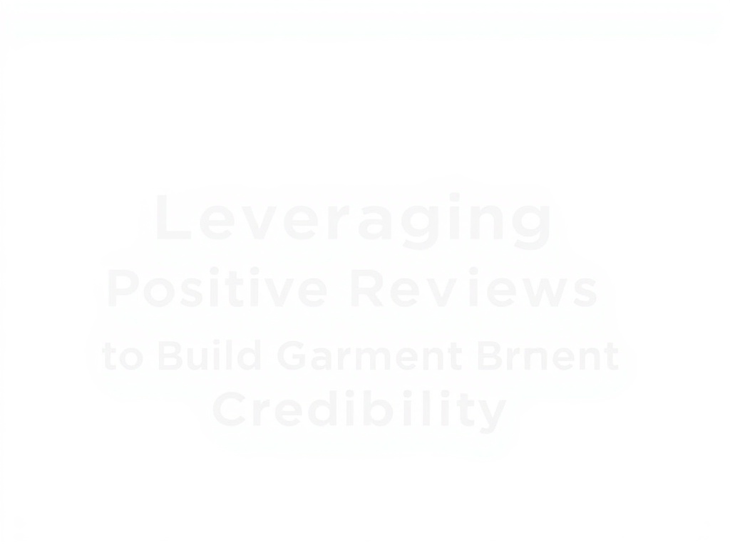Leveraging Positive Reviews to Build Garment Brand Credibility