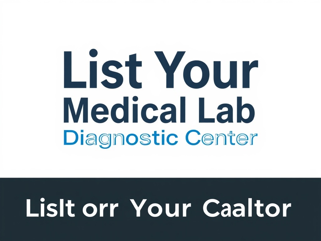 List Your Medical Lab or Diagnostic Center