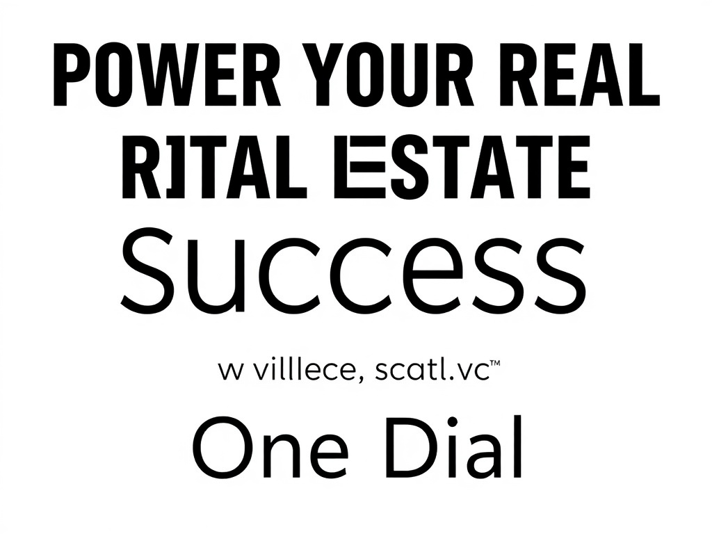 Power Your Real Estate Success with One Dial