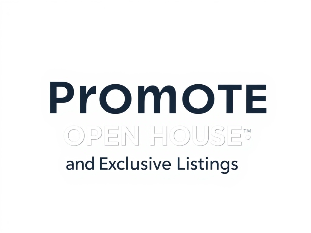 Promote Open Houses and Exclusive Listings