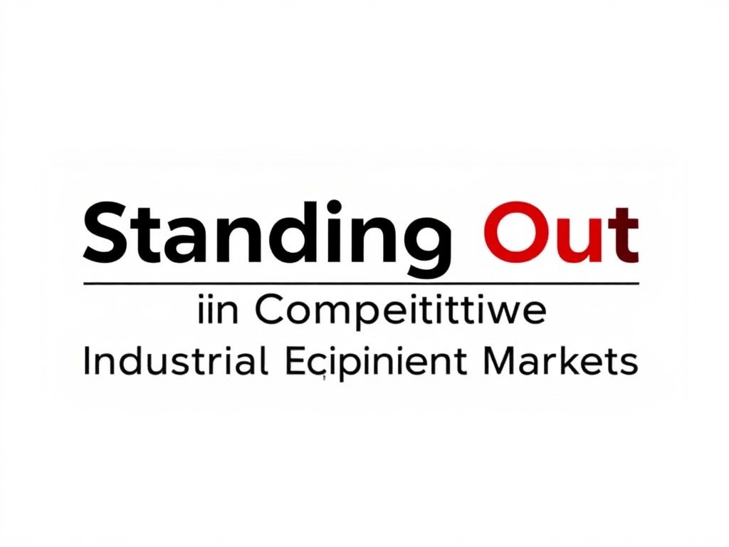 Standing Out in Competitive Industrial Equipment Markets
