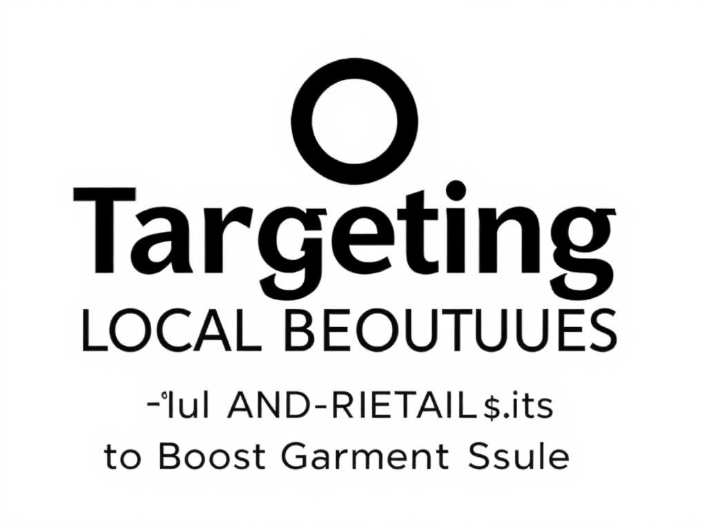 Targeting Local Boutiques and Retailers to Boost Garment Sales
