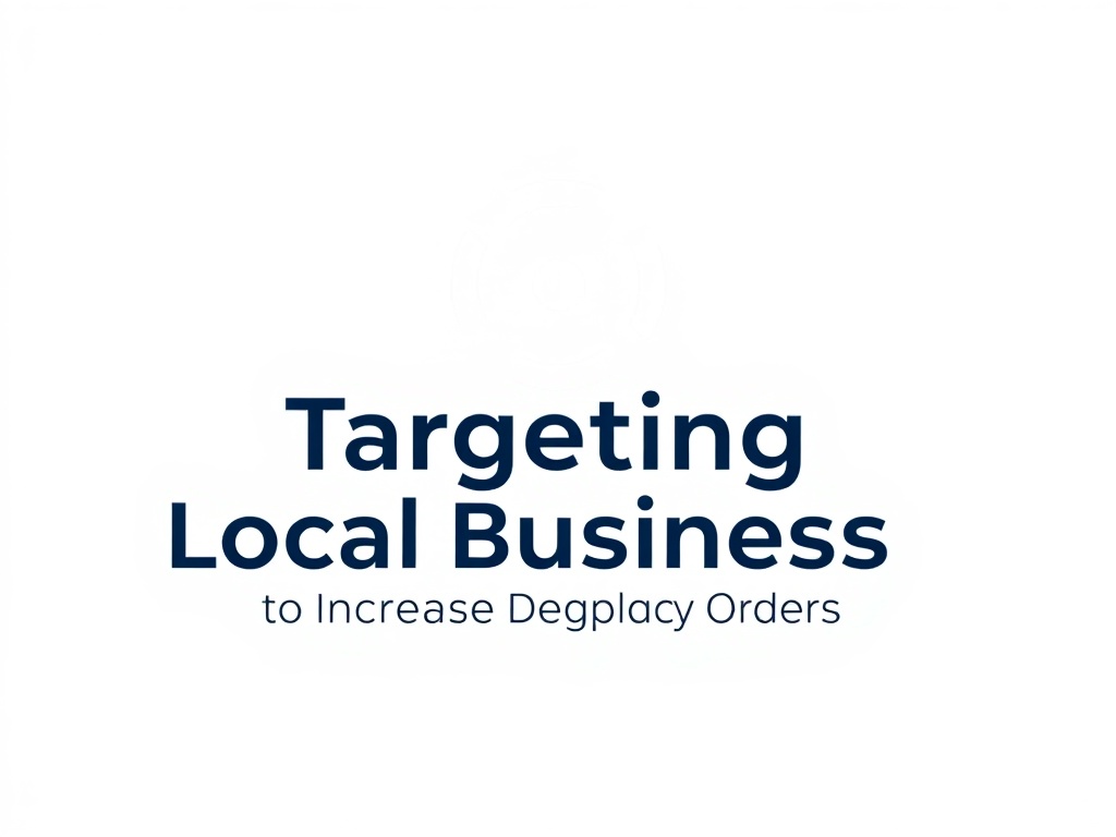 Targeting Local Businesses to Increase Equipment Orders