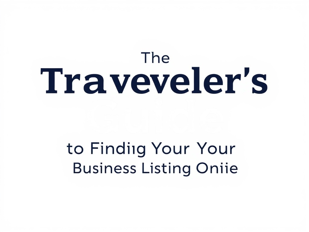 The Traveler’s Guide to Finding Your Business Listing Online