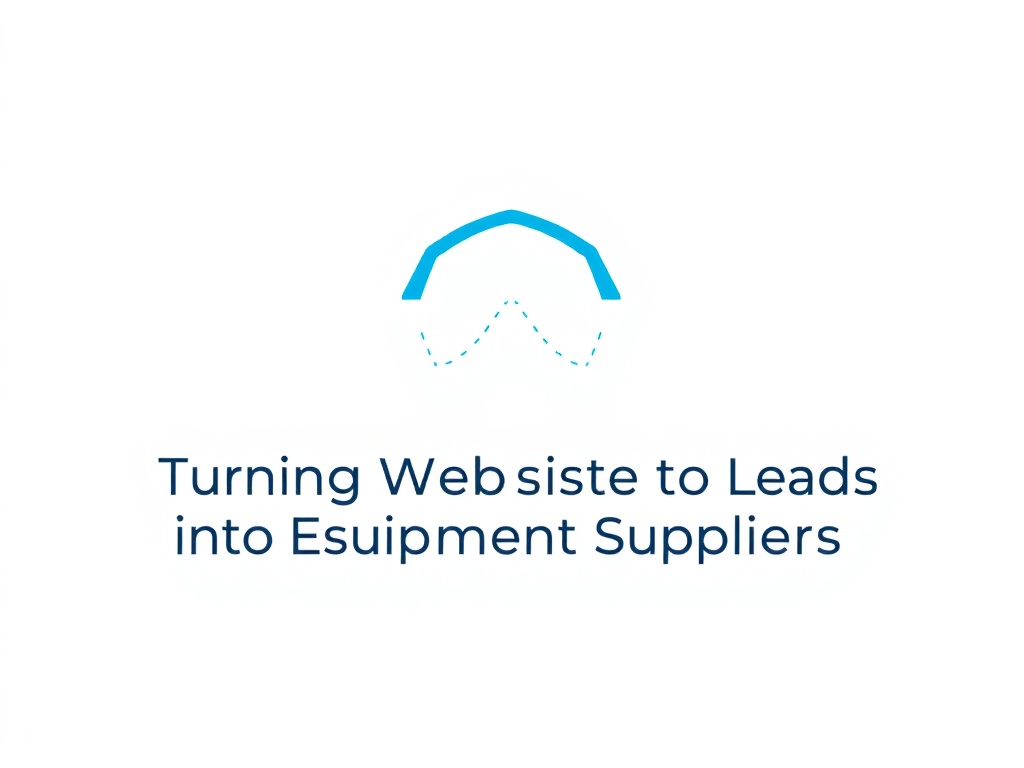 Turning Website Visits into Leads for Equipment Suppliers