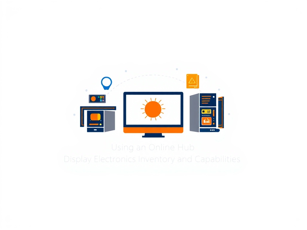 Using an Online Hub to Display Electronics Inventory and Capabilities