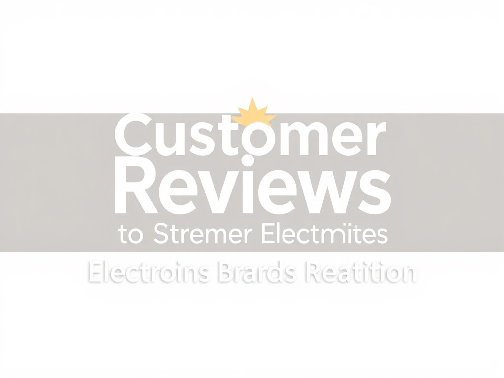 Using Customer Reviews to Strengthen Electronics Brand Reputation