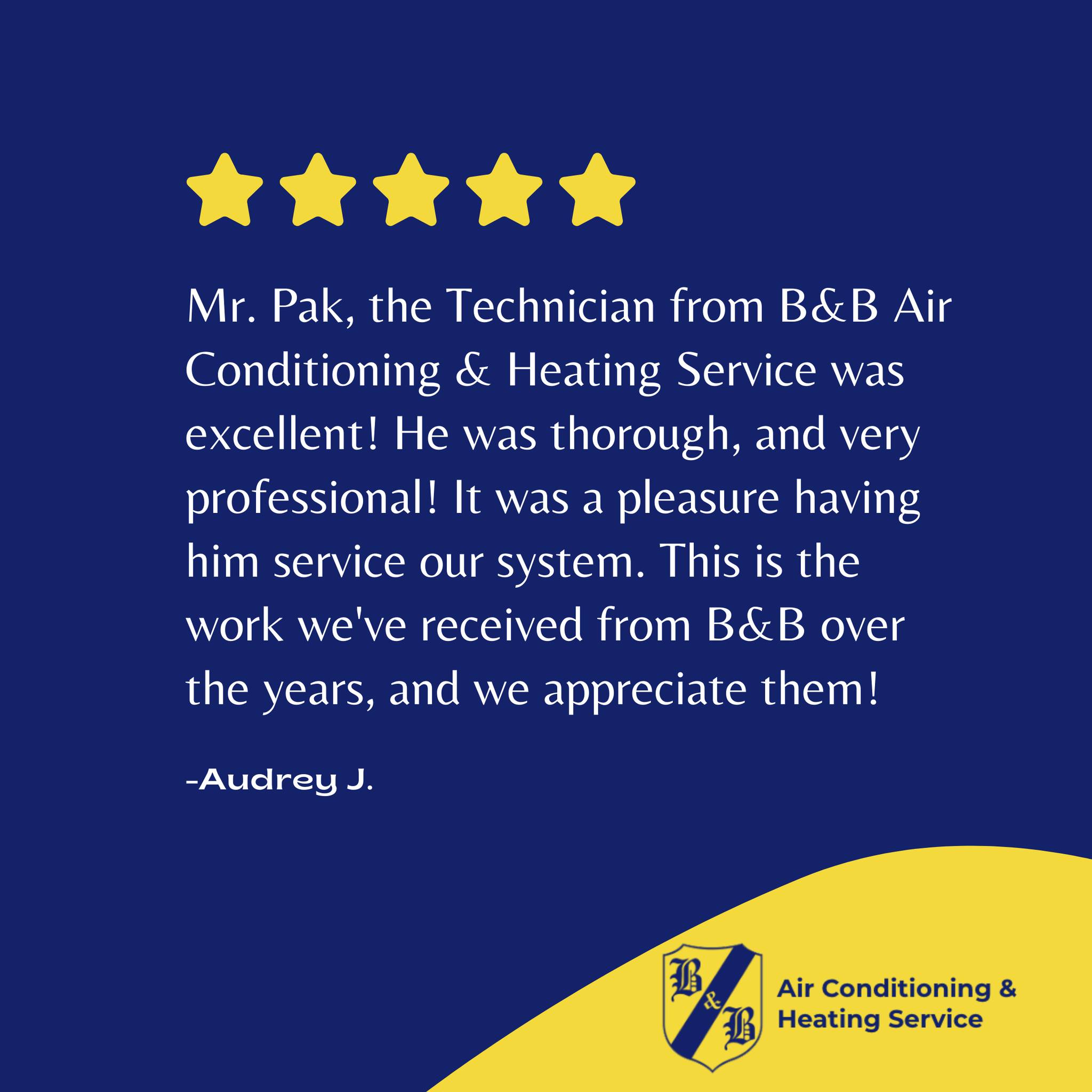 B&B Air Conditioning & Heating Service