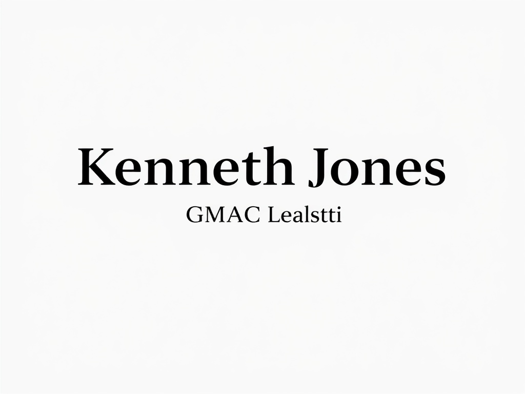 Kenneth Jones GMAC Real Estate
